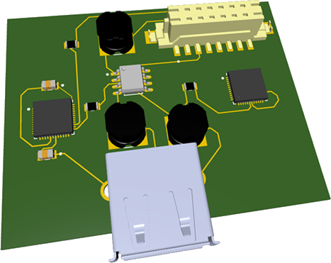 3d board model